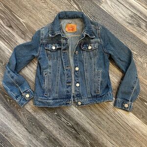 Kids Blue Denim Jacket Levi Md